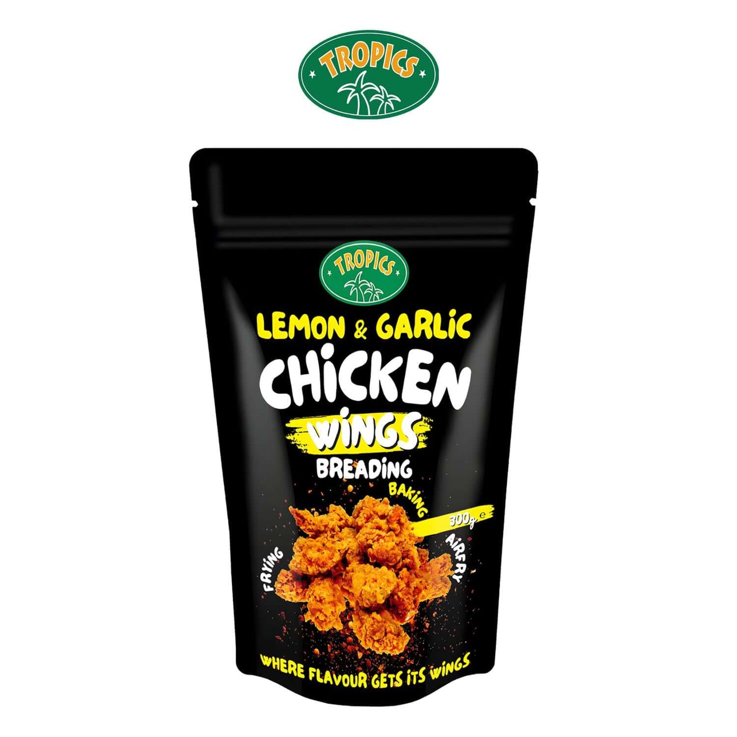Freshco - Tropics Lemon-Garlic Chicken Wings Pouch 300g