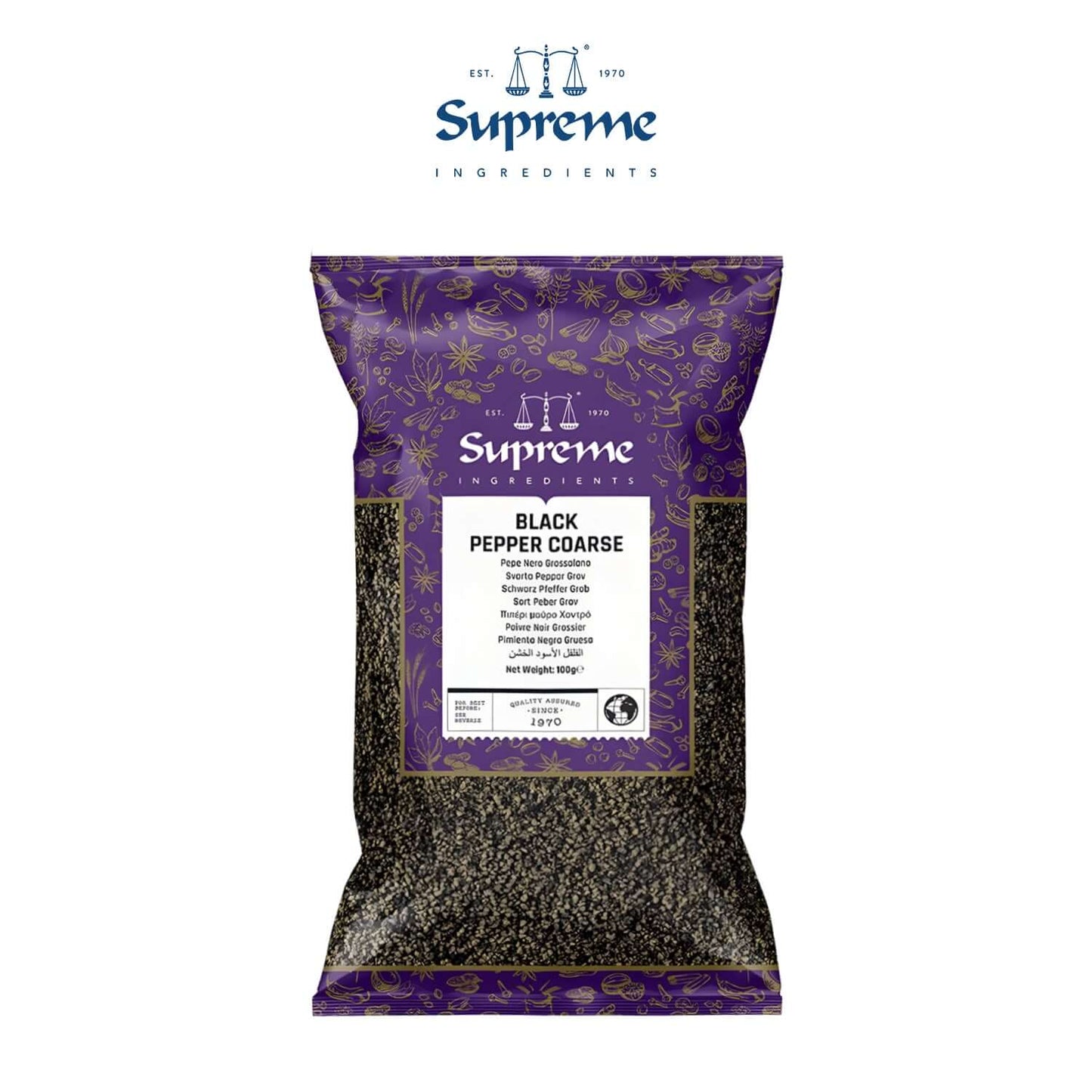 Supreme Black Pepper Coarse - Freshco