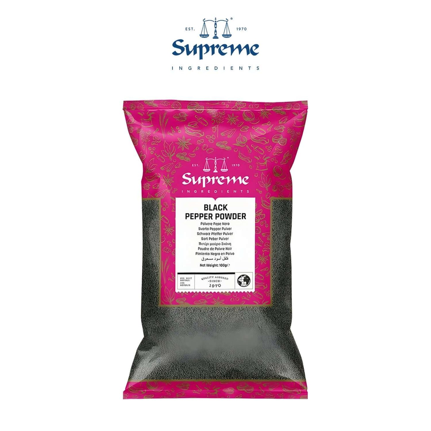 Supreme Black Pepper Powder 100g - Freshco