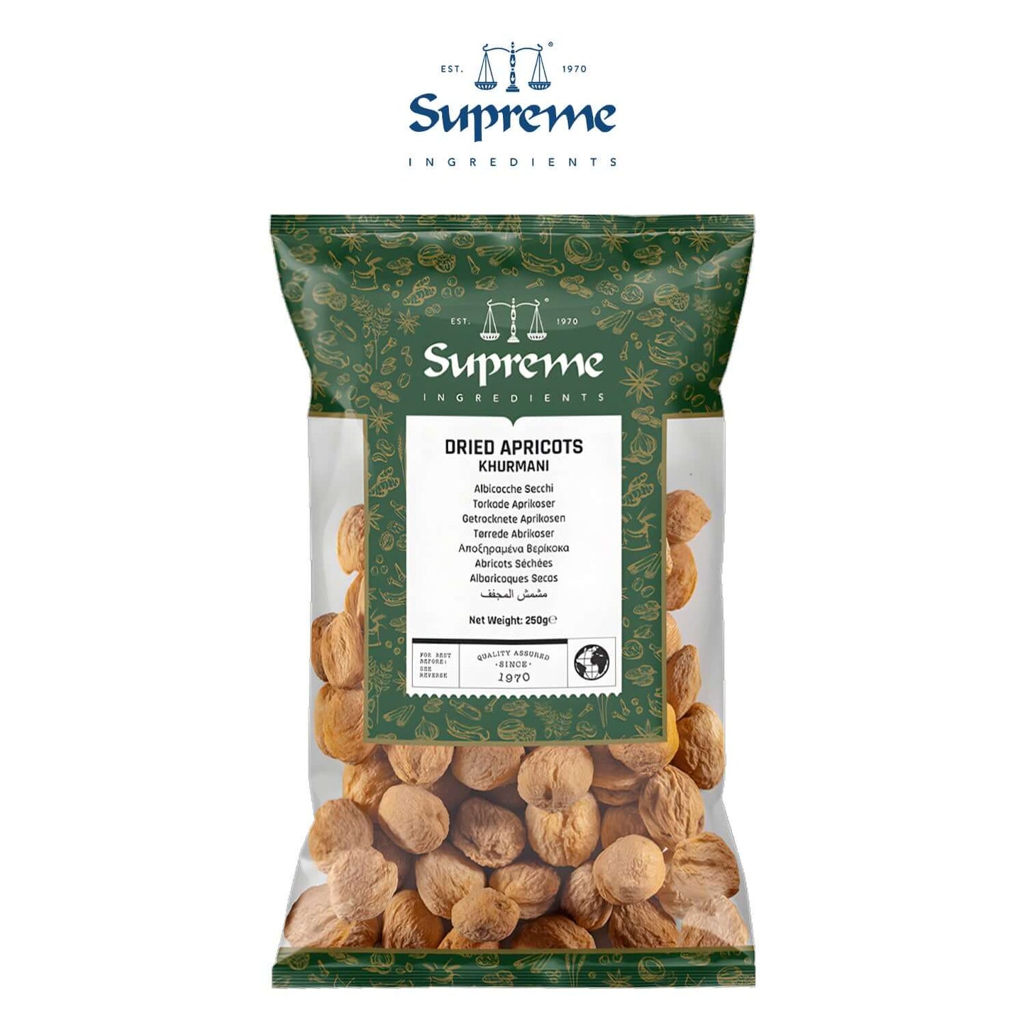 Supreme Dried Apricots 250g - Supreme - Freshco