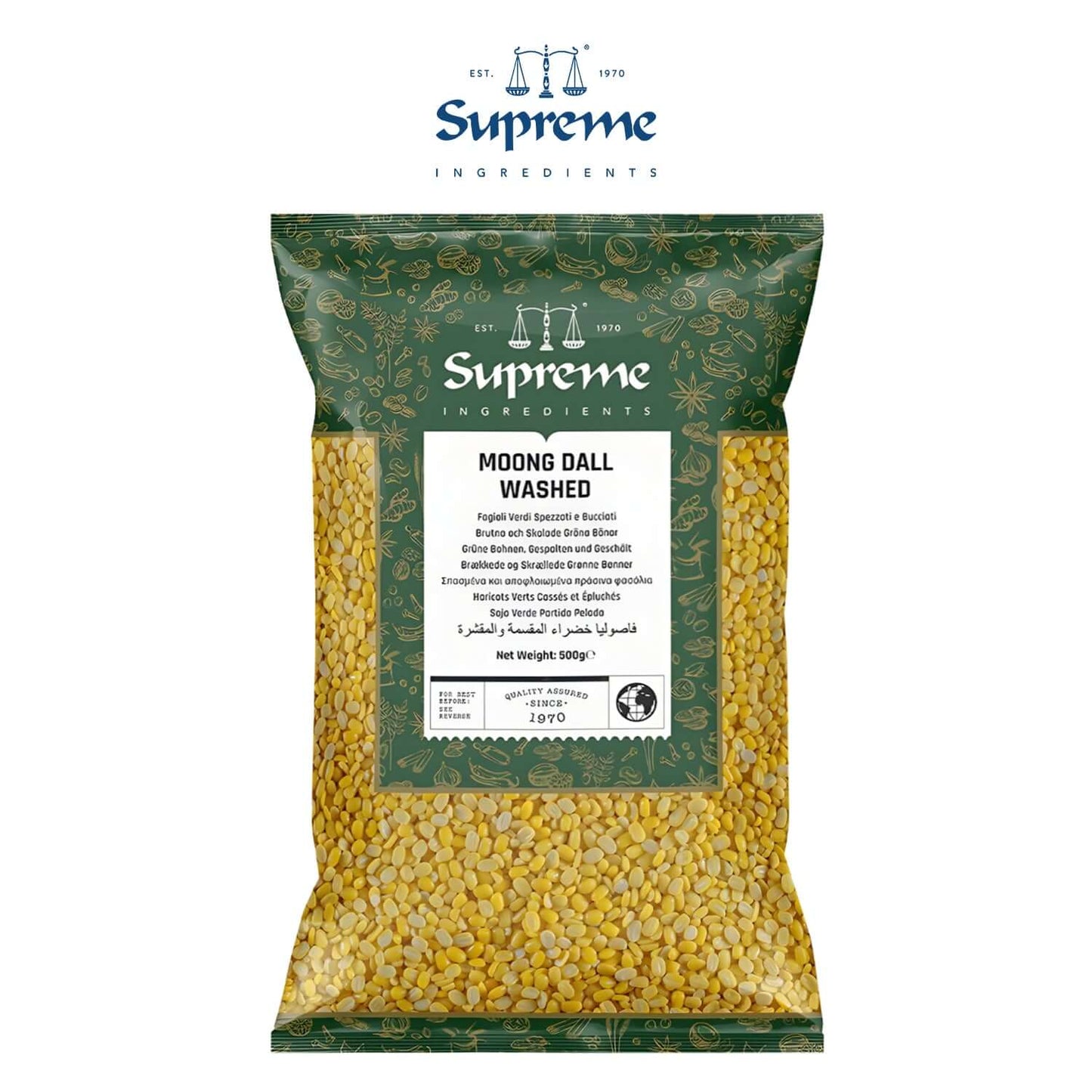 Supreme Moong Dall Washed 500g - Supreme - Freshco