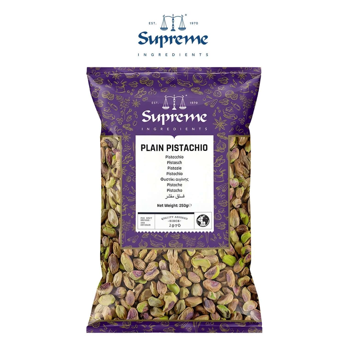 Supreme Plain Pistachio(kernal) 250g - Supreme - Freshco