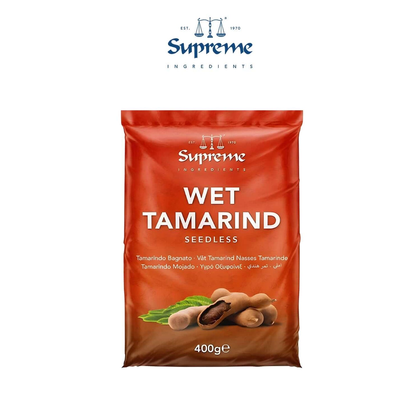 Supreme Wet Tamarind Seedless 400g - Supreme - Freshco