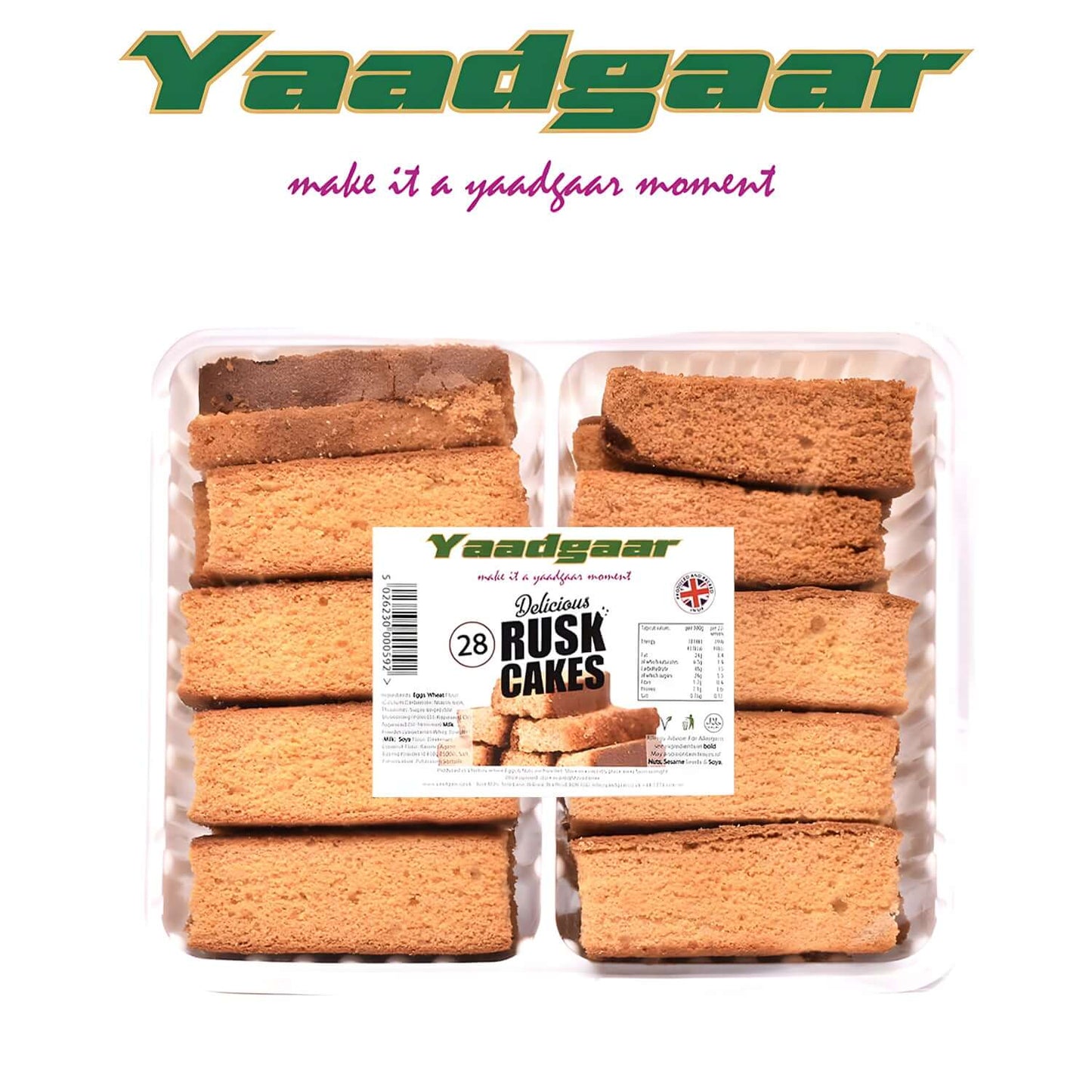 Freshco - Yaadgaar Rusk Cakes (28 Pieces) - Freshco