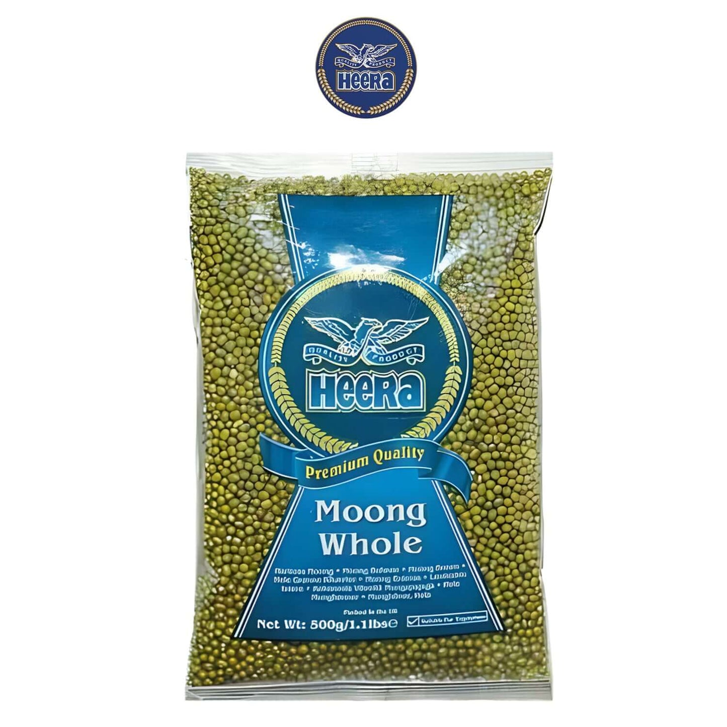 Moong Whole 500g - Heera - Heera - Freshco