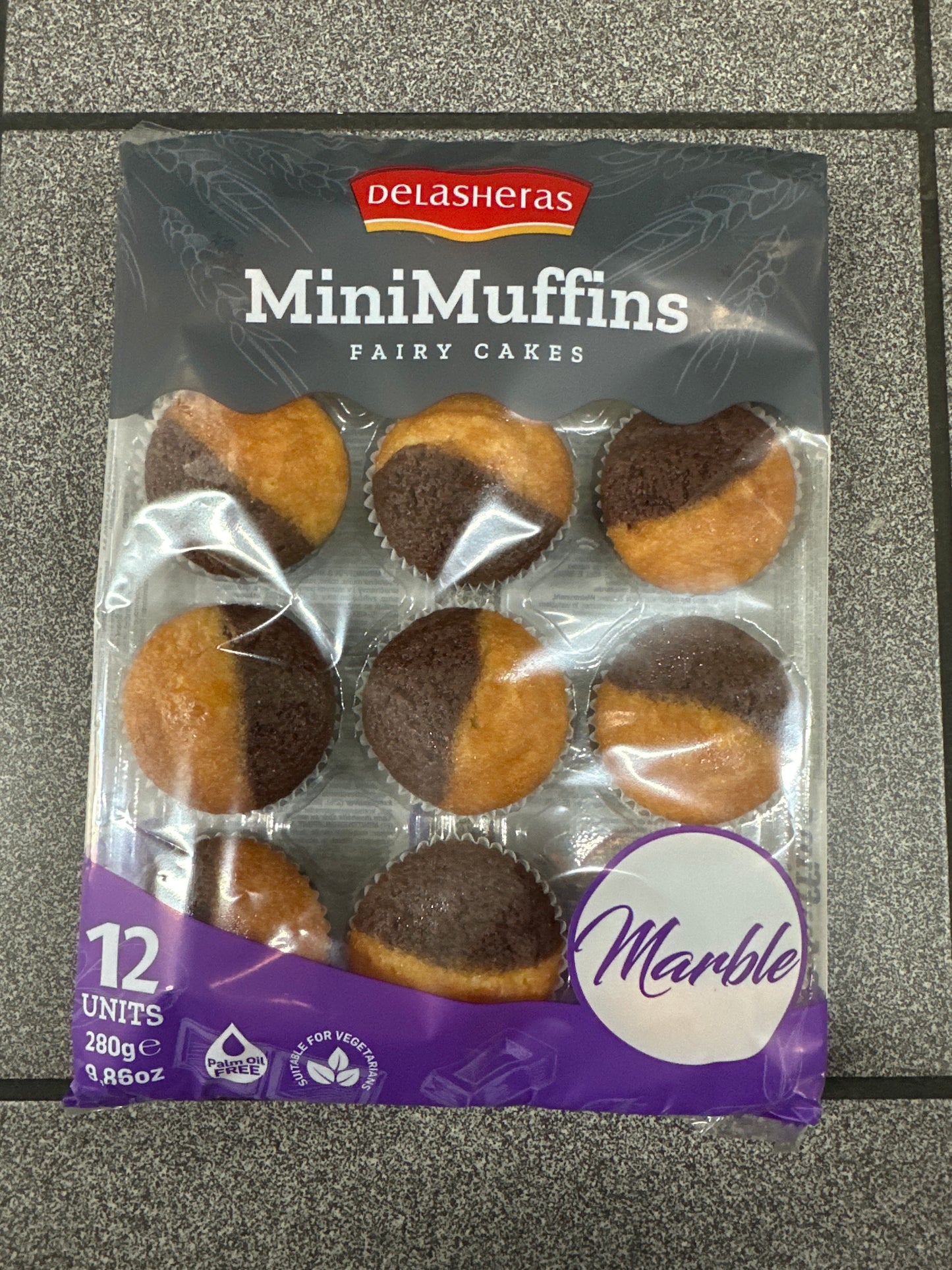 Delashares Marble Fairy Cakes - Soft Sponge Cake - Freshco