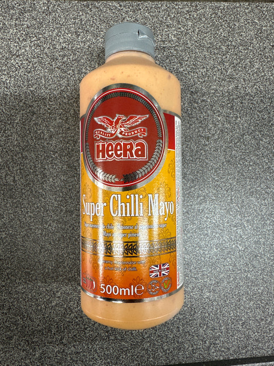 Heera Super Chilli Mayo Sauce - Freshco - Heera 500ml Bottle - Heera - Freshco