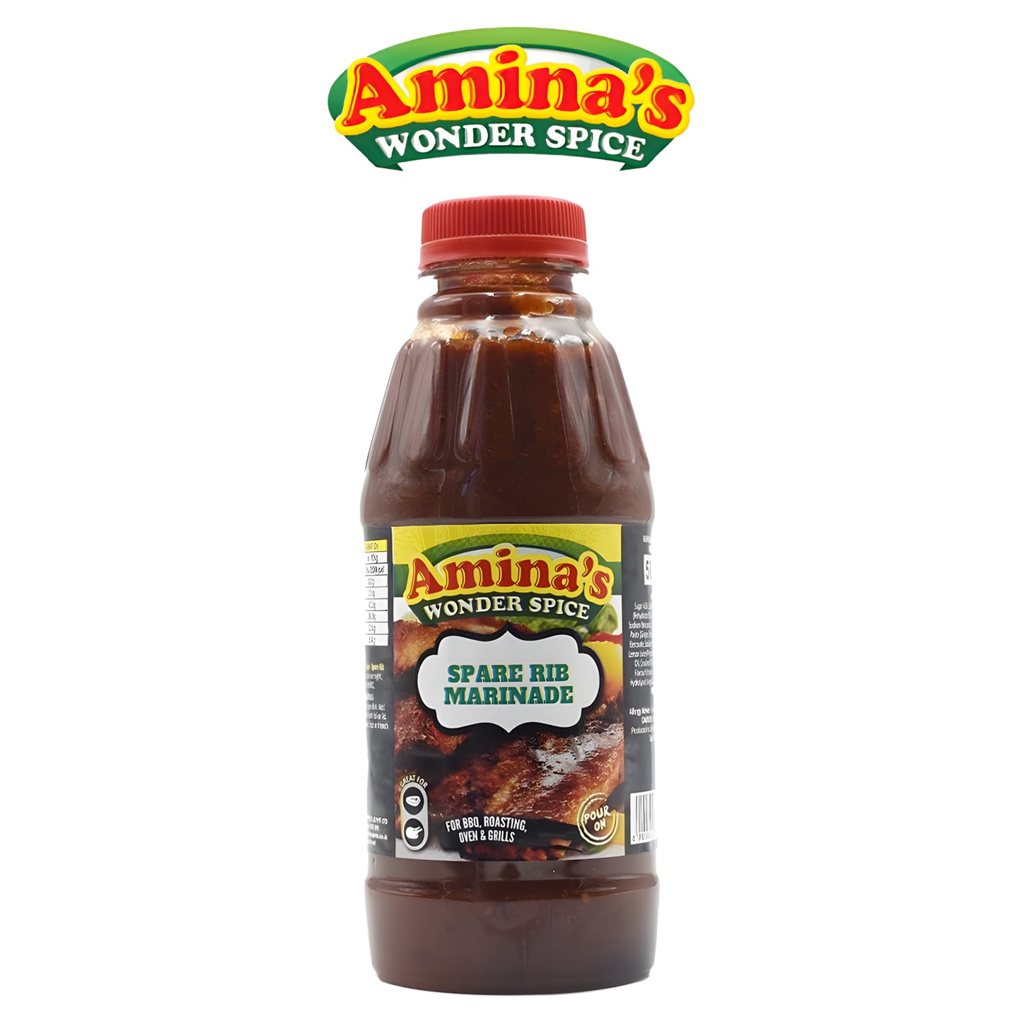 Spare Ribs Marinade 500 ml- Freshco - Amina's Spice - Grilling, BBQ and Roasting - Amina's Wonder Spice - Freshco