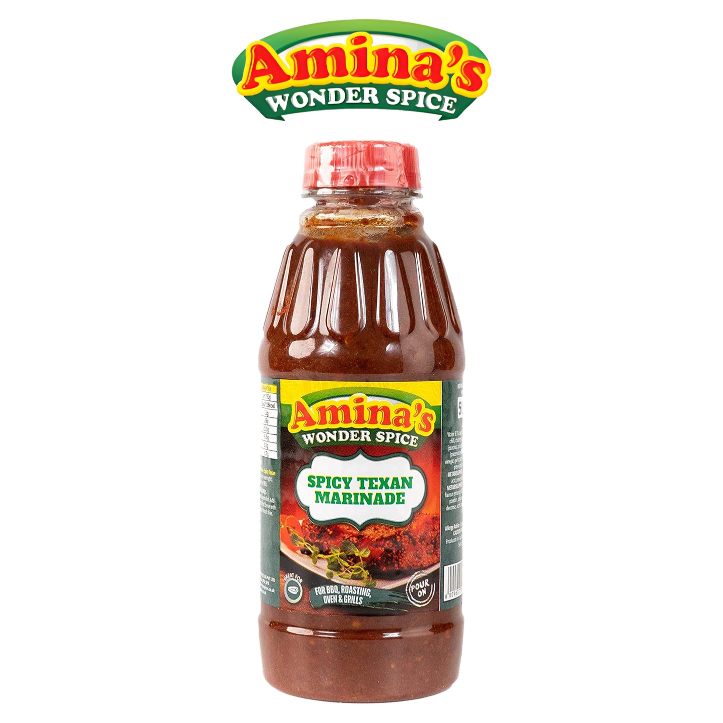 Spicy Texan Marinade 500 ml- Freshco - Amina's Spice - Grilling, BBQ and Roasting - Amina's Wonder Spice - Freshco
