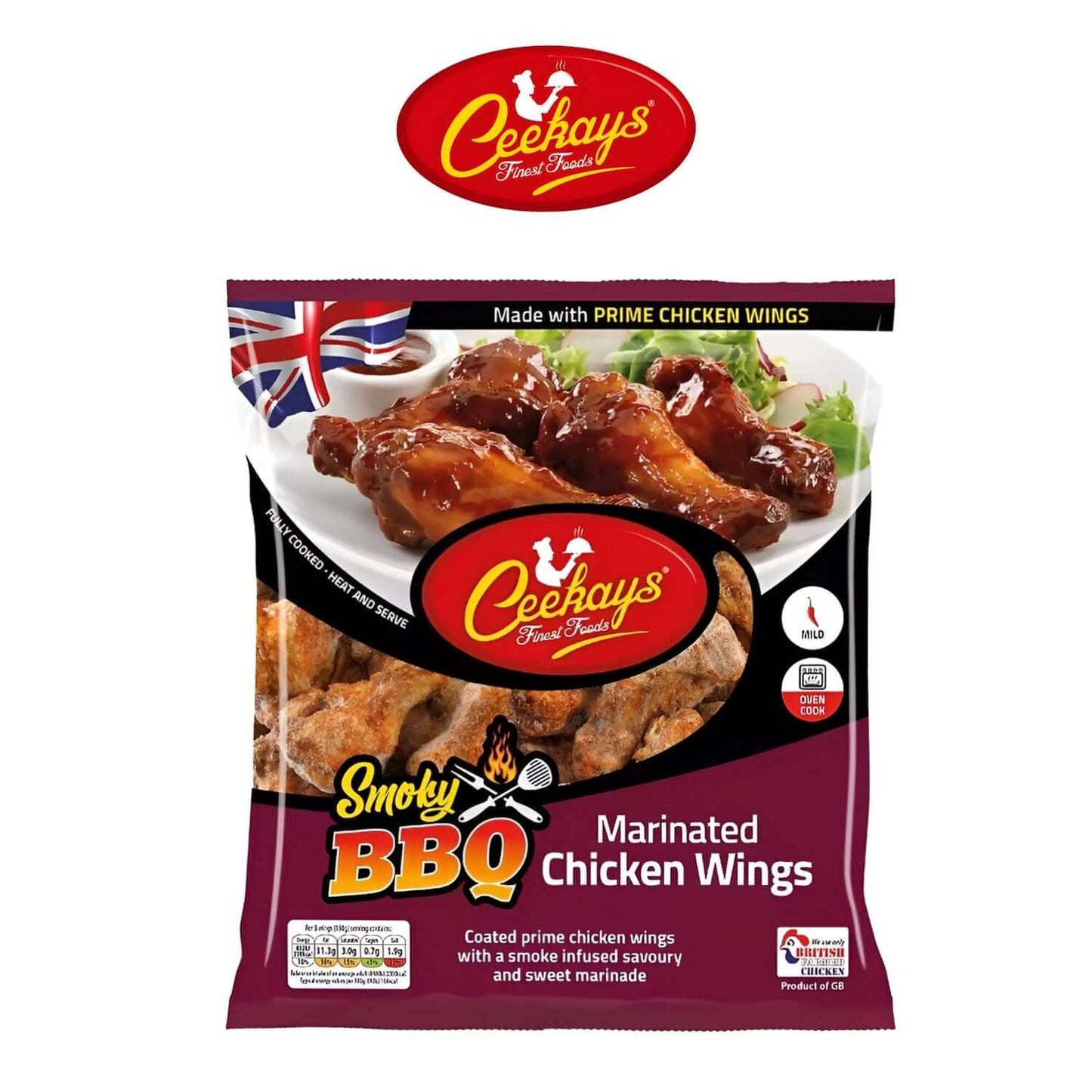 Halal BBQ Marinated Chicken Wings - Freshco - Ceekay - Freshco