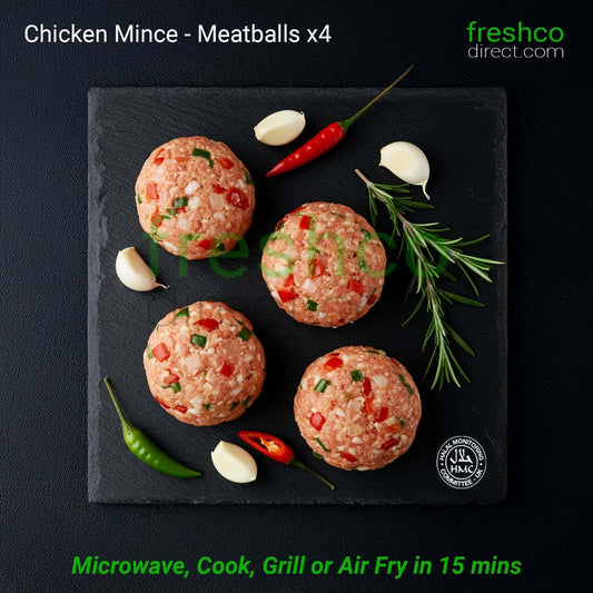 Chicken Mince Meatballs - Handmade - Multi Packs - Freshco