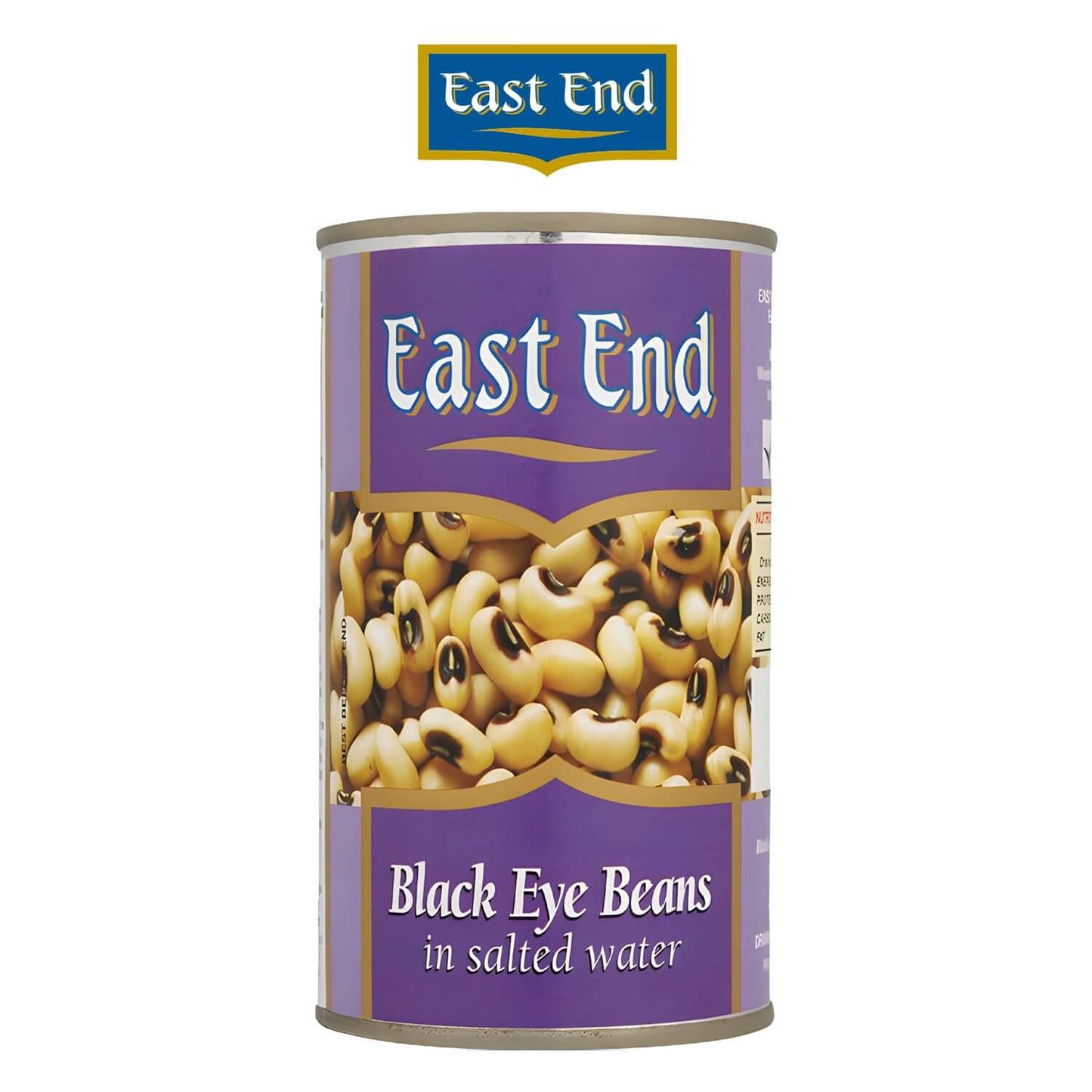 East End-BLK-EYE-BEAN-TIN-400GMX12 - East End - Freshco