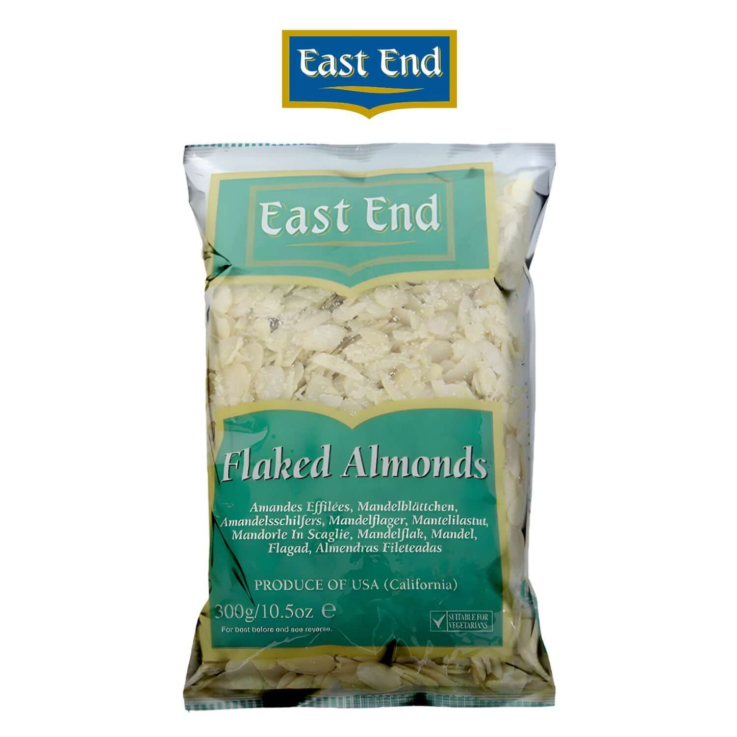 East End-FLAKED-ALMOND-300GMX10 - East End - Freshco