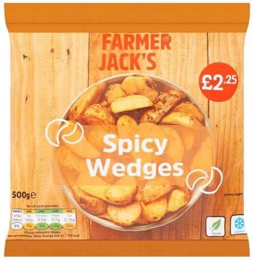 Farmer Jacks Spicy Wedges - Freshco