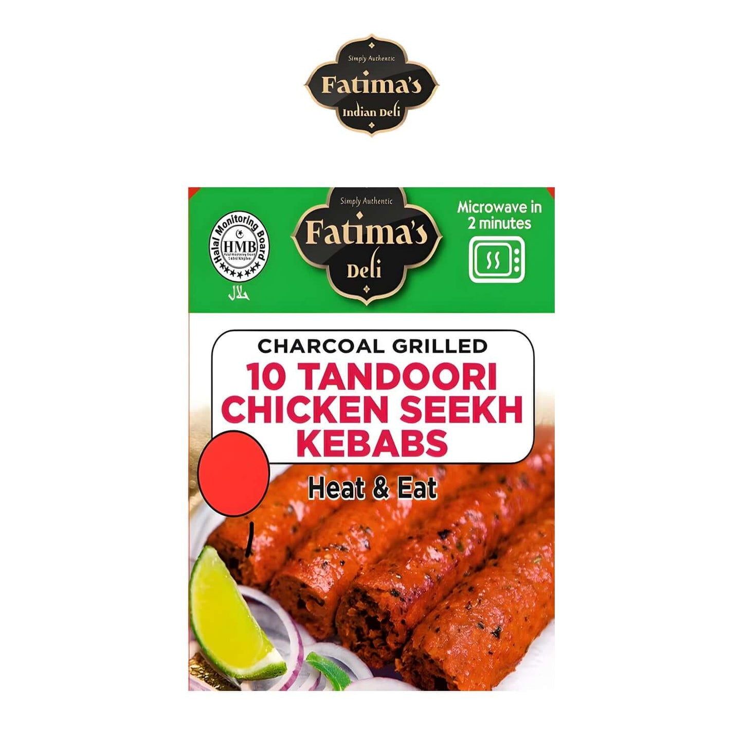Freshco Fatima's Indian Deli 10 Tandoori Chicken Seekh Kebabs - Fatima's Deli - Freshco