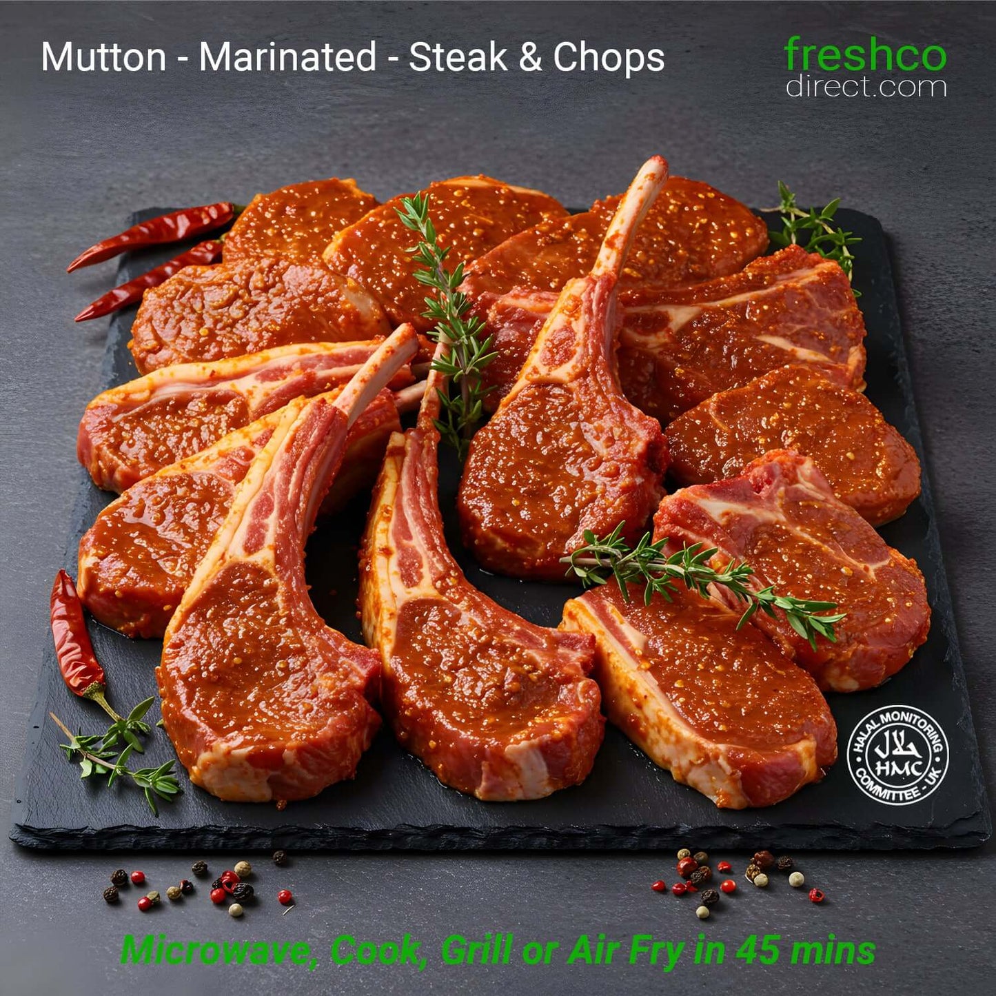 Halal Mutton Mixed Platter - Marinated HMC Freshco - Freshco