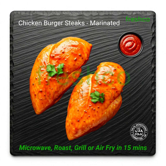 Chicken Breast Burger Slice - Marinated - Freshco