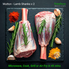 Halal Mutton Shanks (2 Pack) - Shan - Freshco