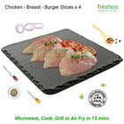 Chicken Breast - 4 Burger Steak Slices - Freshco