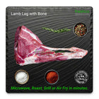 Lamb Leg Full - HMC Freshco Halal Meat with Bone 2.5kg - Freshco