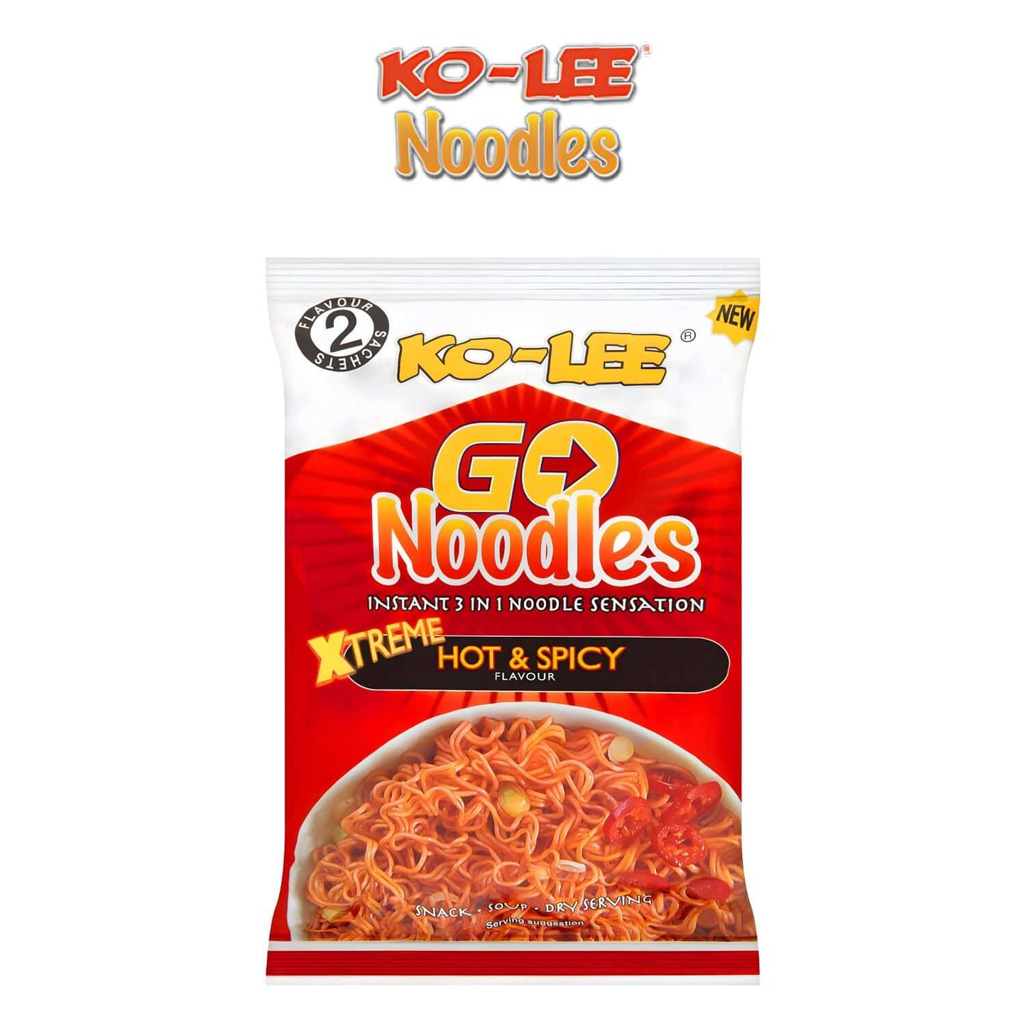 Ko-Lee Go Noodles Hot and Spicy Flavour - Freshco - Freshco