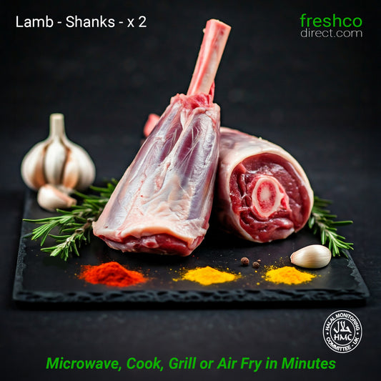 Lamb Shoulder Shanks x 2 - HMC Freshco Halal Meat - Shan - Freshco