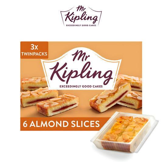 Mr Kipling Almond Cake Slices x6 - Mr. Kipling - Freshco