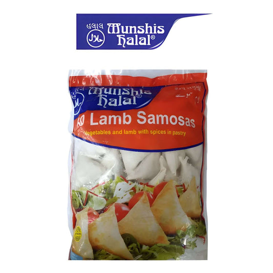 Freshco Munshis Halal 50 Lamb Samosas - Munshis - Freshco