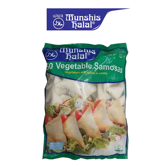 Freshco Munshis Halal 50 Vegetable samosa - Munshis - Freshco