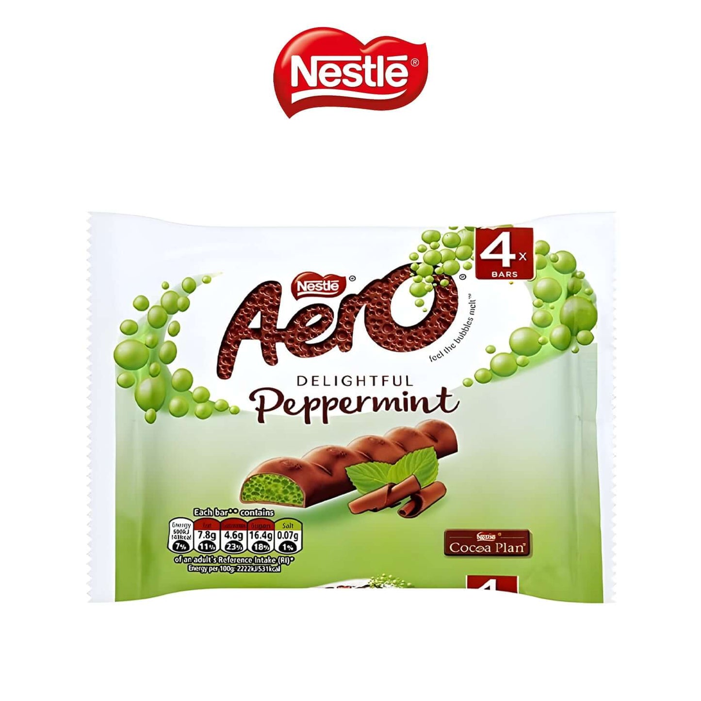 Aero Milk Chocolate - mint 4pack - Nestle - Freshco