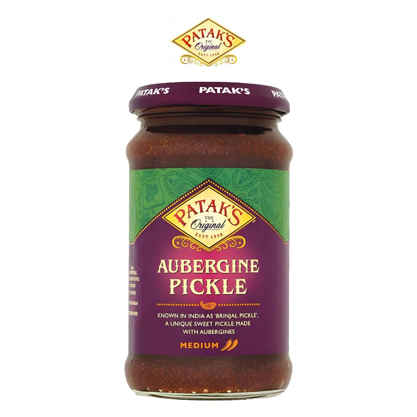 PATAK-BRINJAL-PICKLE-312G - Patak - Freshco