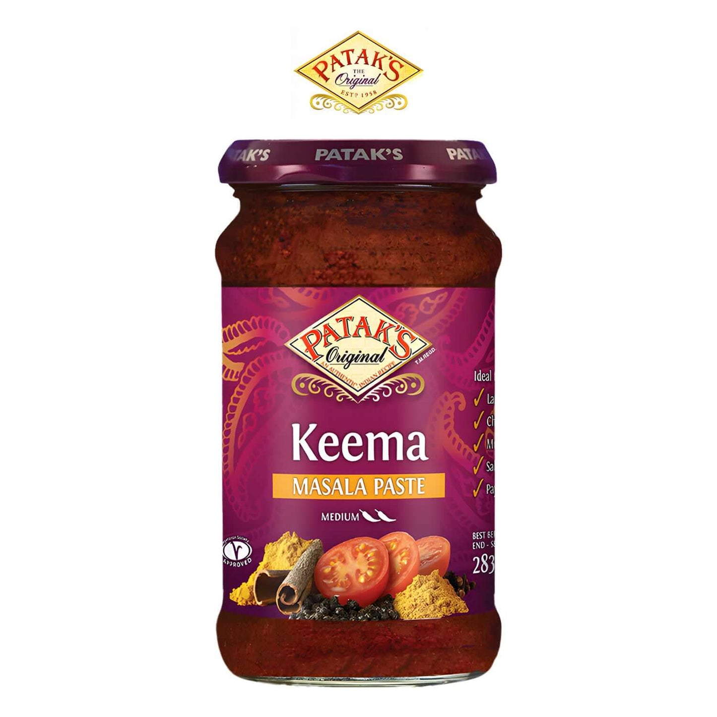 PATAK-Keema Masala PASTE-283GM - Patak - Freshco