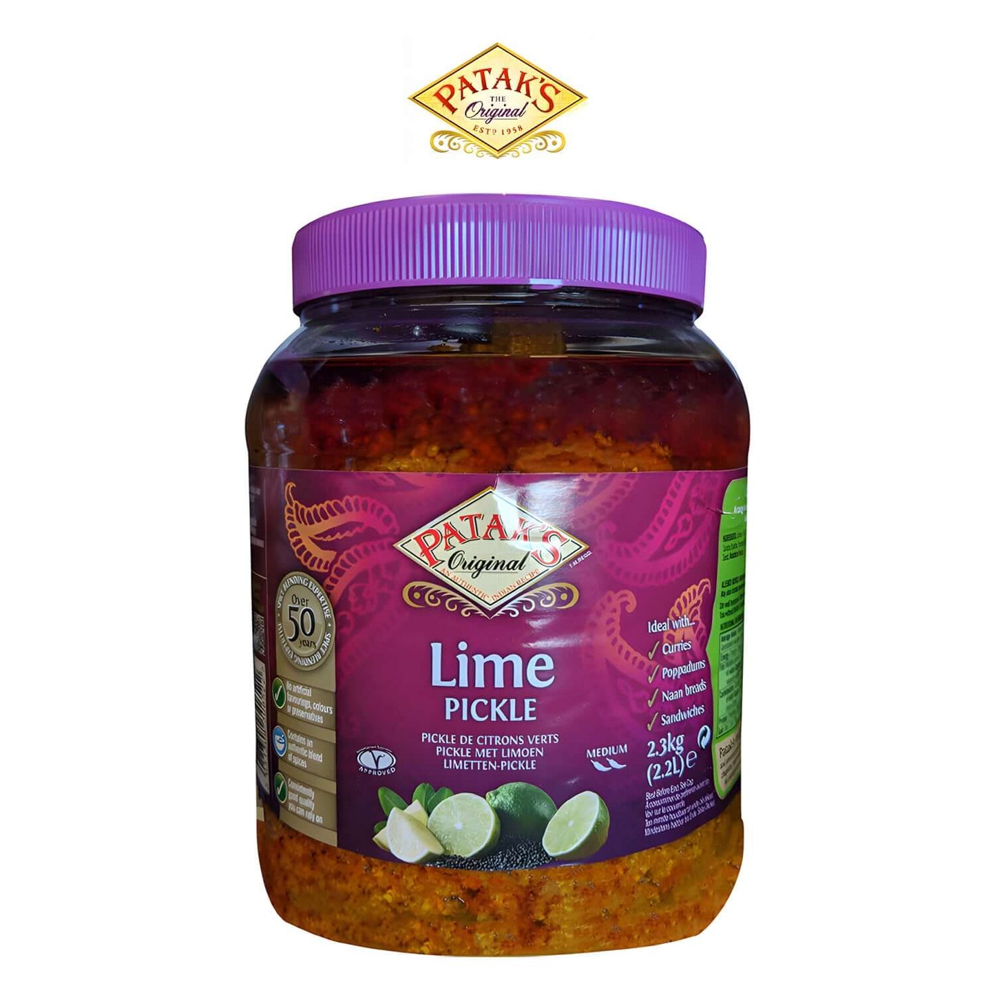 PATAK-LIME-PICKLE-TUB-2.5KG - Patak - Freshco