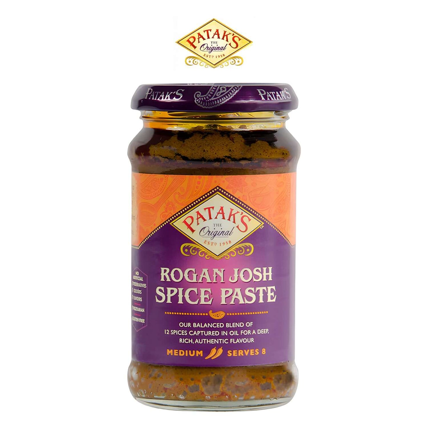 PATAK-Rogan Josh PASTE-6-X-283GM - Patak - Freshco