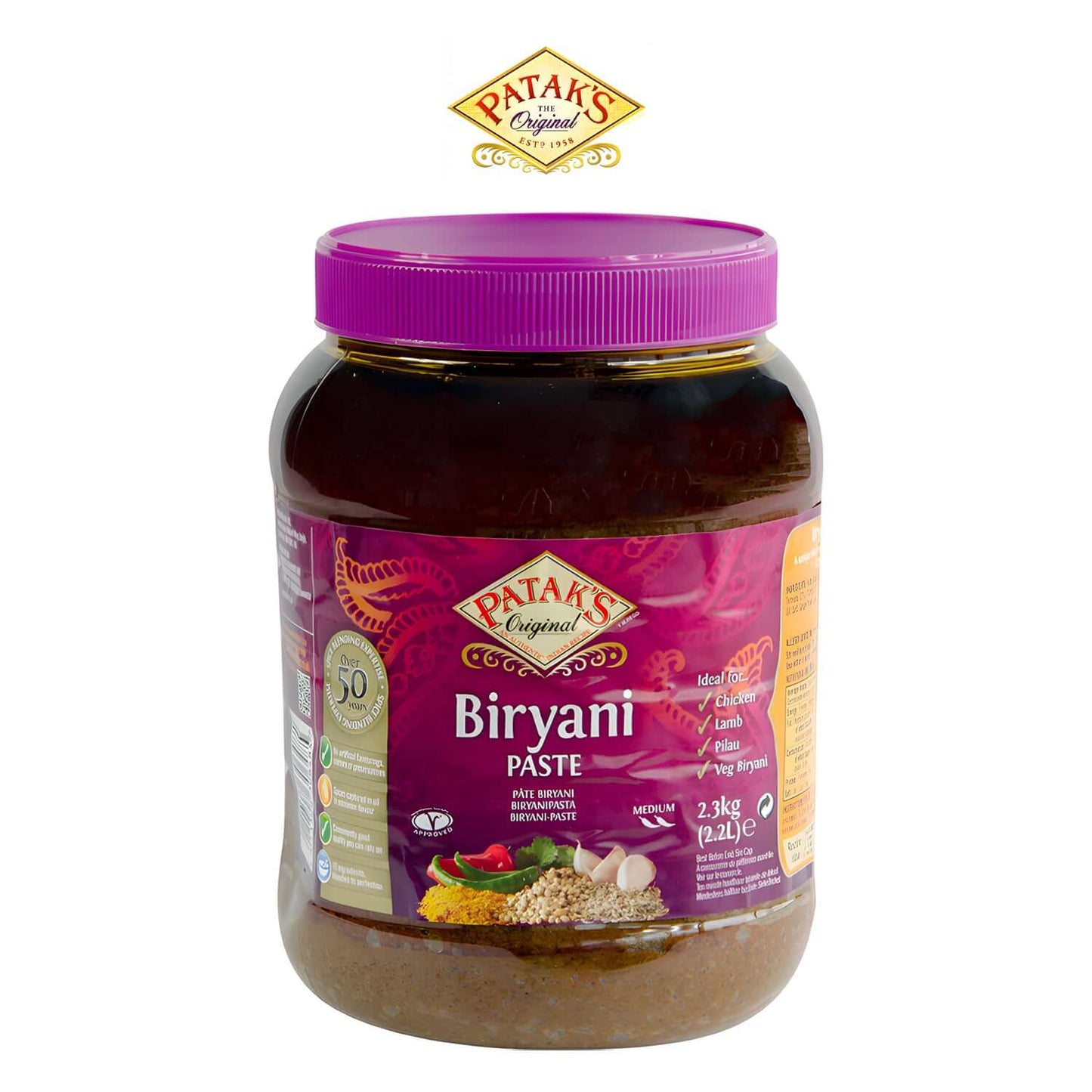 PATAKS-BIRYANI-PASTE-2.3KG - Patak - Freshco