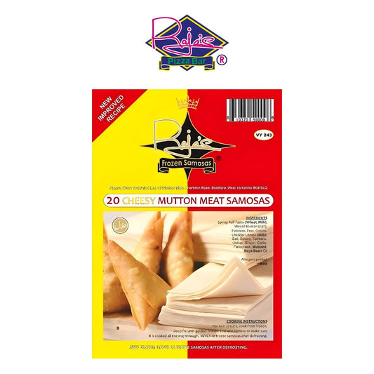 Freshco Rajas 20 Cheesy Halal Mutton Meat Samosas - Rajas - Freshco