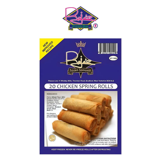 Freshco Rajas 20 Halal Chicken Spring Rolls - Rajas - Freshco