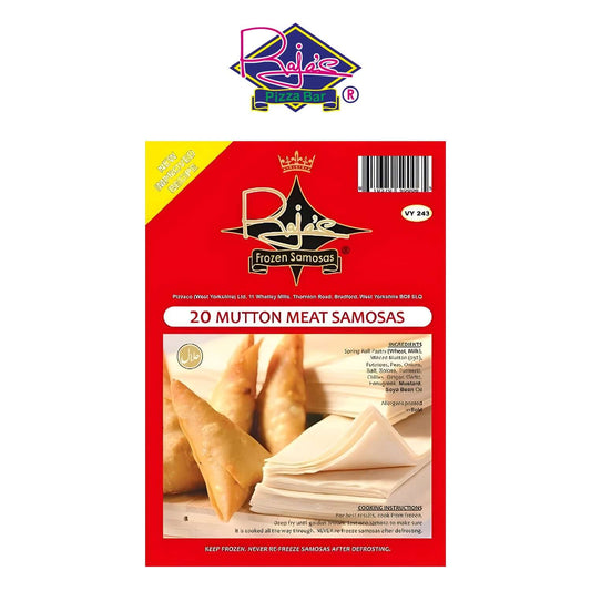 Freshco Rajas 20 Halal Mutton Meat Samosas - Rajas - Freshco