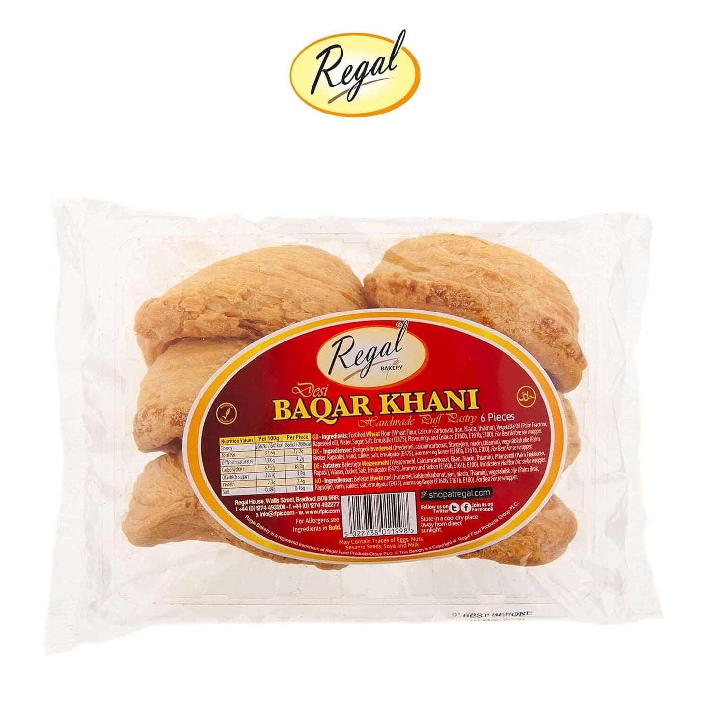 Food Desi Round Bhakr Khani - Regal Bakery - Freshco