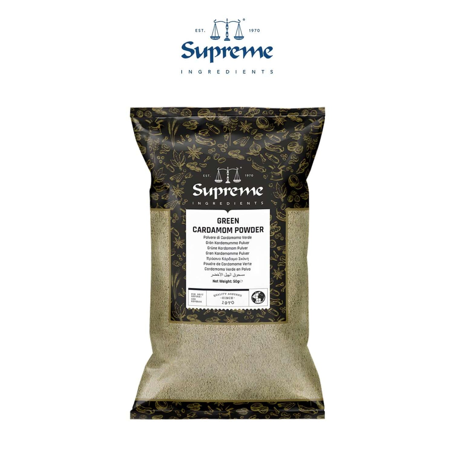Supreme Green Cardamom Powder 50g - Freshco