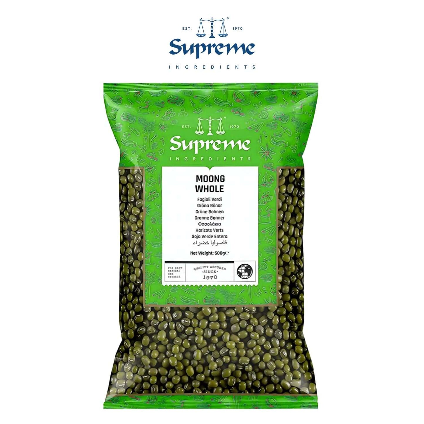 Supreme Moong Whole 500g - Supreme - Freshco