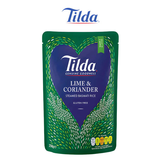 Tilda Steamed Lime & Coriander Rice 250g - Tilda - Freshco