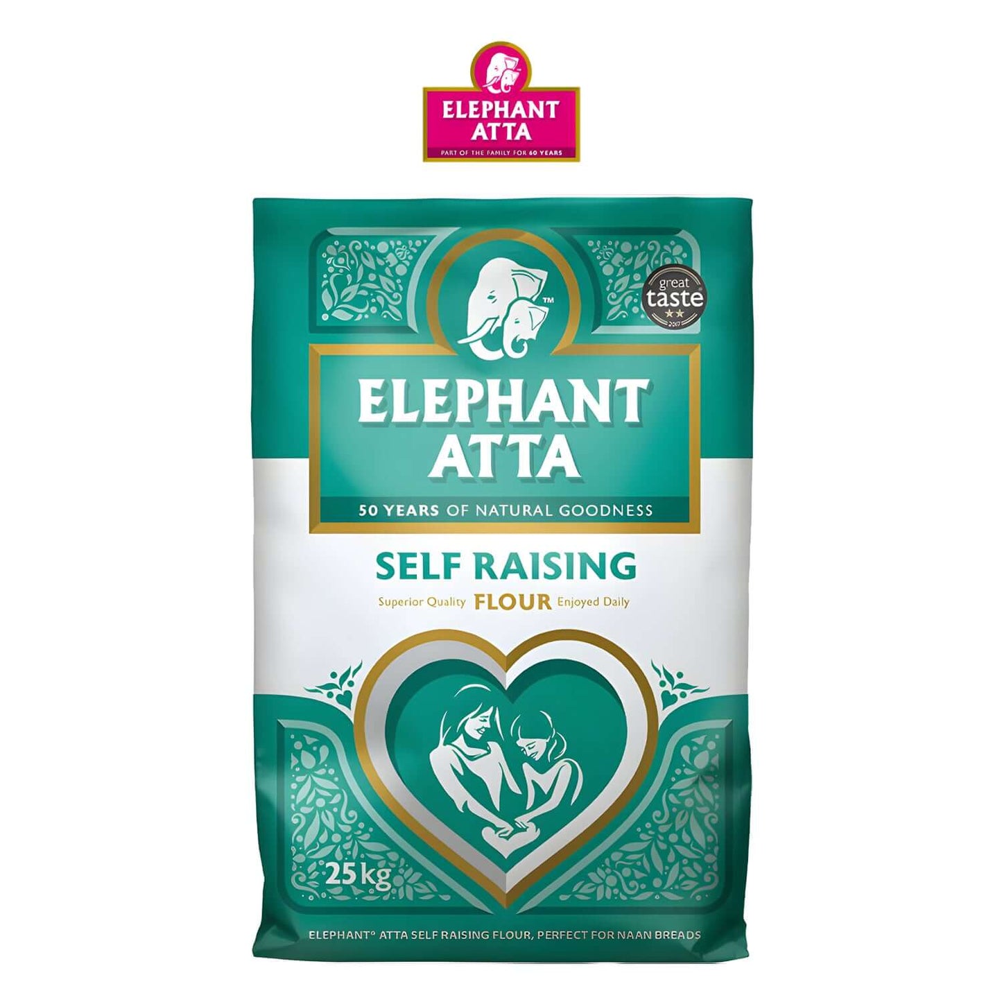 Elephant Atta Self Raising - 25kg - Elephant - Freshco