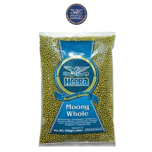 Moong Whole 500g - Heera - Heera - Freshco